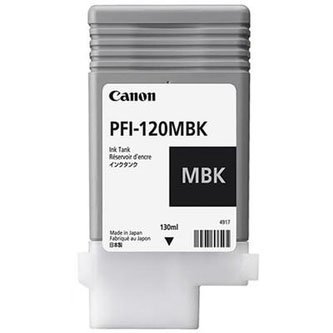 Canon oryginalny tusz PFI120MBK, matte black, 130ml, 2884C001, Canon TM-200, 205, 300, 305 2884C001