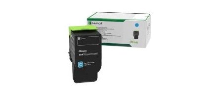 Toner Lexmark 78C20C0, cyan, 1400s, return, Lexmark CS421dn,CS521dn,CS622de,CX421adn,CX522ade,CX622ade 78C20C0