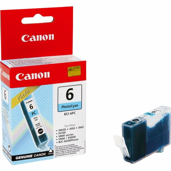 Tusz Canon BCI6PC. photo cyan. 4709A002. Canon S800. 820D. 830D. 900. 9000. i950 4709A002