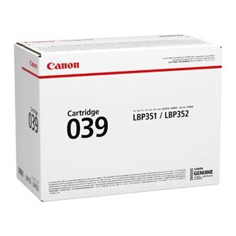 Toner CRG 039, black, 11000s, 0287C001, Canon imageCLASS LBP351dn,352dn,i-SENSYS LBP351x,352x, O