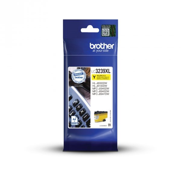 Tusz Brother LC-3239XLY, yellow, 5000s, Brother MFC-J5945DW, MFC-J6945DW, MFC-J6947DW