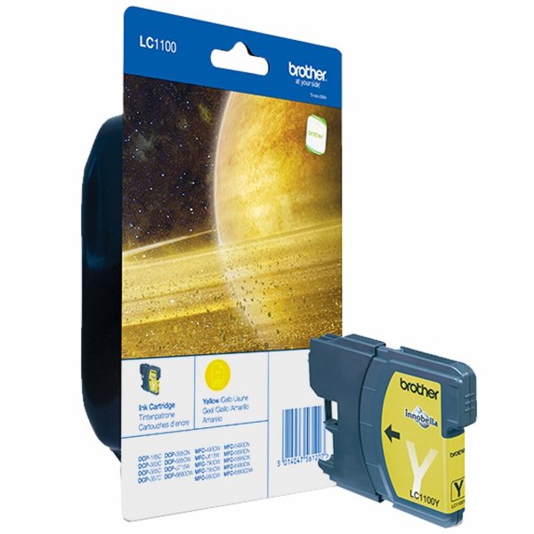 Tusz Brother LC-1100Y. yellow. 325s. Brother DCP-6690CW. MFC-6490CW LC1100Y