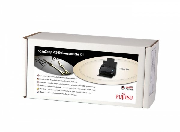 Części / Fujitsu / Consumable Kit ScanSnap Roller Set,  Consumable kit, Black