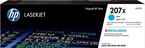 Toner HP W2211X, cyan, 2450s, HP 207X, HP Color LaserJet Pro M255, MFP M282, M283, O