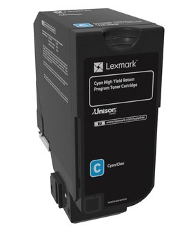 Toner Lexmark 74C2HC0, cyan, 12000s, high capacity, Lexmark CS 720, 725, CX 725 74C2HC0