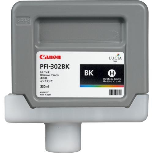 Tusz Canon PFI302B. photo black. 330ml. 2216B001. ploter iPF-8100. 9100 2216B001AA