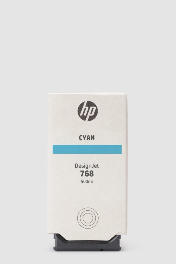 Tusz HP do plotera pigmentowy CYAN, 768, 500ml (pasuje do Designjet XL 3800)