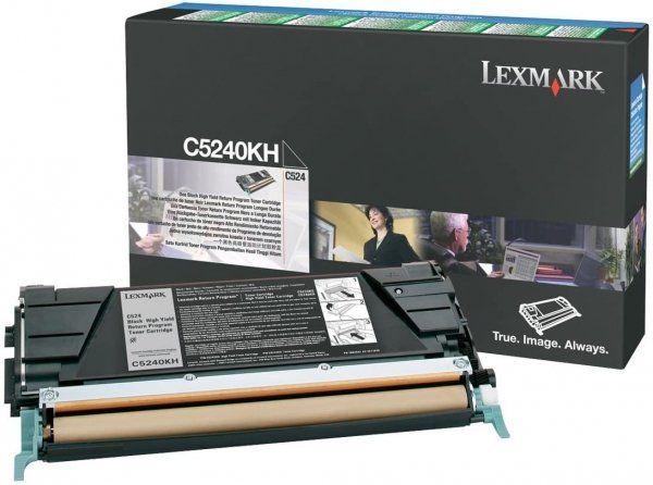 Toner Lexmark black High Yeld 8000sh f C524 C5240KH
