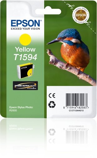 Tusz EPSON C13T15944010. yellow. 17ml. Epson Stylus Photo R2000 C13T15944010