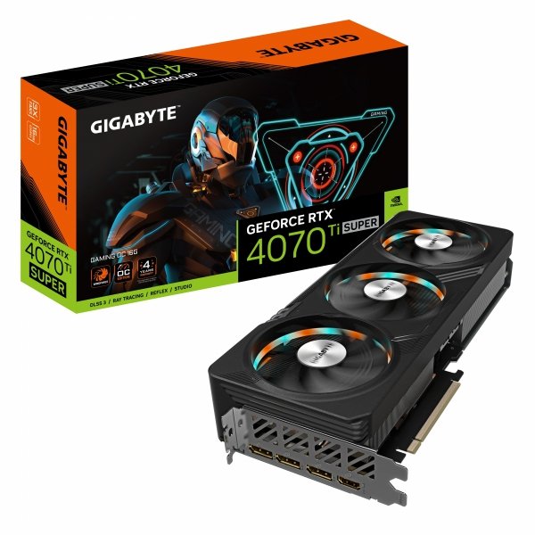 EOL - wycofany z oferty - Karta graficzna RTX 4070 Ti SUPER GAMING OC 16G GDDR6X 256bit
