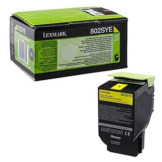 Toner Lexmark 802SYE Projekt-Toner Gelb 2000ppm 80C2SYE