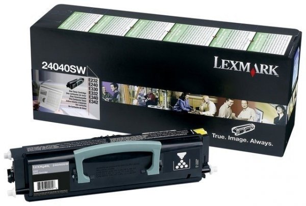 Toner Lexmark 24040SW, black, Lexmark E232, E330, E332n, E230, E340, E342n 24040SW