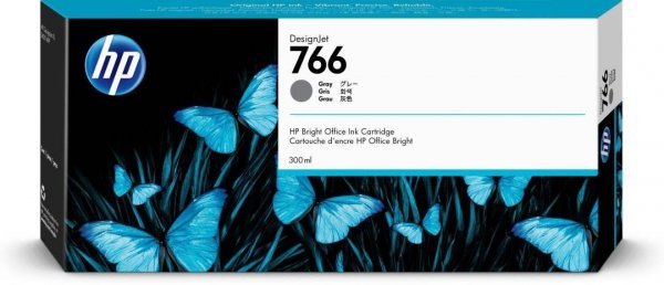 Tusz HP 766 300-ml Gray Ink Crtg P2V93A