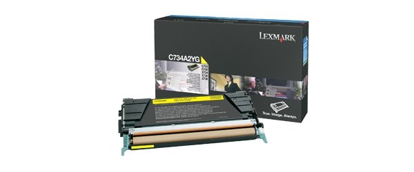 Toner Lexmark C734A2YG. yellow. 6000s. Lexmark C734. C736. X734. X736. X738 C734A2YG