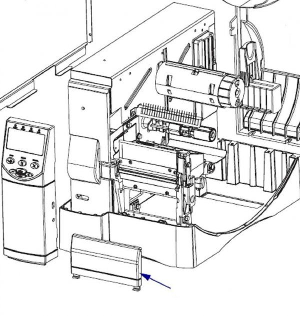 Części / ZEBRA / KIT LOWER FRONT PANEL ZM400 Kit Front Lower Cover ZM400 