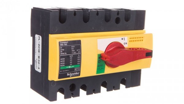 Rozłącznik izolacyjny 4P 160A INS160 28929 Schneider
