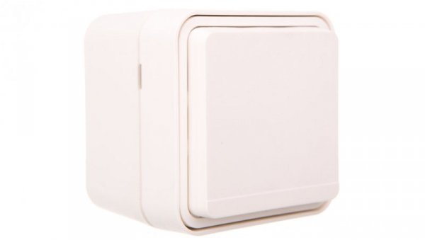 Berker W.1 Gniazdo pojedyncze z/u kompletne IP55 biały 6768813512
