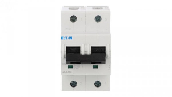 Wyłącznik nadprądowy 2P D 50A 25kA AC AZ-2-D50 211815