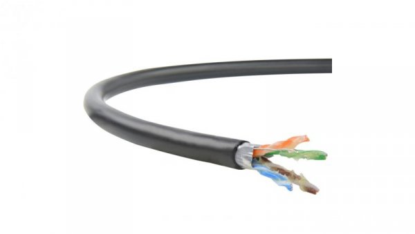 Kabel zewnętrzny żelowany FTPw kat.5e F/UTP 4x2x0,5 /500m/