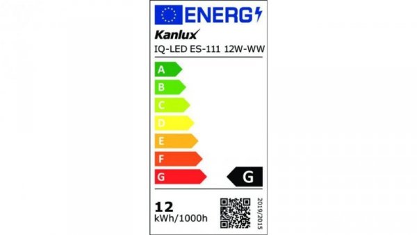 Żarówka LED GU10 IQ-LED ES-111 12W-WW 800lm 2700K AC 220-240V kąt świecenia 40st. 27318