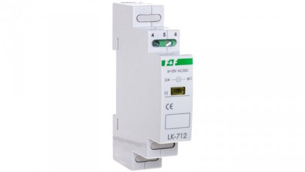 Lampka modułowa 1-fazowa żółta 5-10V AC/DC LK-712Y-5-10V