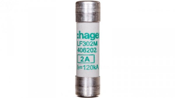 Wkładka topikowa cylindryczna 10x38 mm aM 2A 500V AC LF302M /5szt./