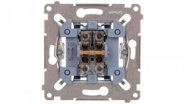 Simon 54 Łącznik krzyżowy mechanizm 10AX 250V, szybkozłącza, SW7M