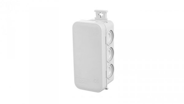 Puszka hermetyczna n/t E10 90x45x39mm pusta IP55 bezhalogenowa szara 0295-00