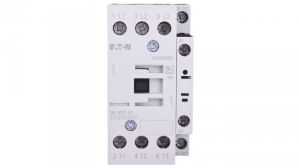 Stycznik mocy 32A 3P 24V AC 0Z 1R DILM32-01(24V50/60HZ) 277296