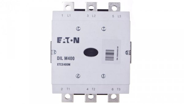 Stycznik mocy 400A 3P 110-250V AC/DC 2Z 2R DILM400/22(RA250) 208209