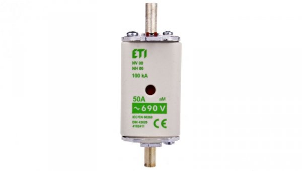Wkładka bezpiecznikowa KOMBI NH00 50A aM 690V WT-00 004182411