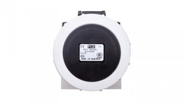 Gniazdo stałe 32A 4P 500V czarne IP67 /bez dławnicy/ 1242-7