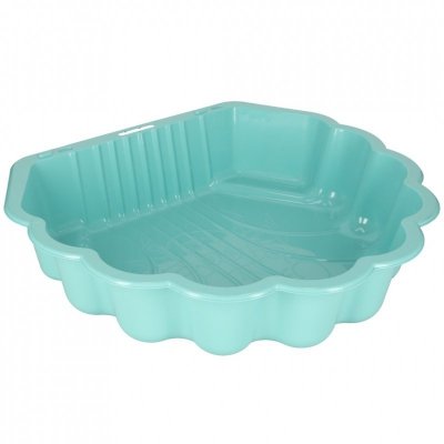 Piaskownica zamykana basen Muszelka Twins podwójna 2w1 160x87,5x19,5cm miętowa