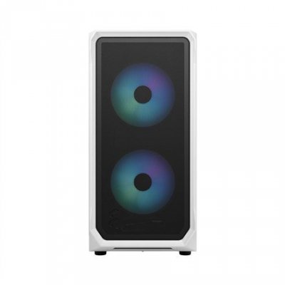 Fractal Design | Focus 2 | Side window | RGB White TG Clear Tint | Midi Tower | Power supply included No | ATX
