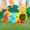 most z tunelem kolor, domek most z tunelem, domek skrzat, domek  z werandą, z weranda domek, domek na plac zabaw, dżdżownica fioletowa, gąsienica kolorowa