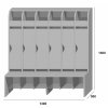 regał przedszkolny szatniowy d, szatnia przedszkolna, szatnia do przedszkola, szatnia dla 6 osób, szatnia dla żłobka, szatnia do żłobka
