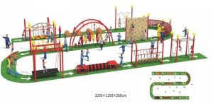 Plac zabaw sprawnościowy – tor przeszkód 49 dla dzieci