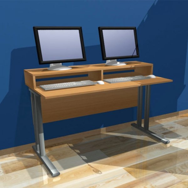 biurko komputerowe 2-osobowe,biurko do pracowni komputerowej,biurko do sali komputerowej