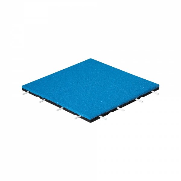 Nawierzchnia gumowa EPDM 75 mm Sky Blue – bezpieczna płyta amortyzująca na place zabaw