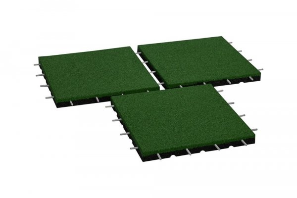 Montaż nawierzchni EPDM – elastyczne płyty gumowe z systemem odpływów i mocowań