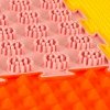 Mata sensoryczna puzzle montessori do masażu stóp 8 elementów kolorowe