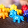WOOPIE Figurki Montessori Zestaw Edukacyjny Jednorożce do Składania Dopasuj Literki 13 el.