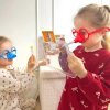 WOOPIE Gra Kalambury Narysuj i Zgadnij Obrazek Malowanie Nosem