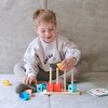 TOOKY TOY  Kreatywne Drewniane Klocki Przestrzenne 3d Krab