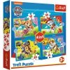 Trefl Puzzle 4w1 Biegnące pieski Psi Patrol (Paw Patrol)