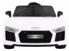 Audi R8 Spyder na akumulator Biały + Pilot