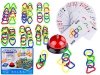 Logiczna Gra Połącz Obręcze Kształty, Puzzle Ring Game Karty