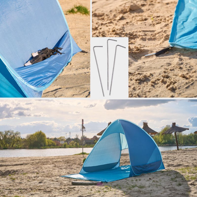 Namiot plażowy parawan samorozkładający na plażę ogród ogrodowy POPUP ochronny UV