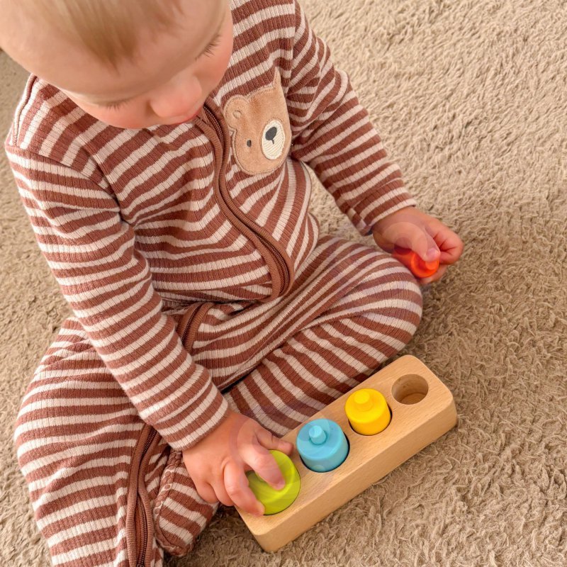 TOOKY TOY Box Pudełko XXL Montessori Edukacyjne 6w1 Sensoryczne 13-15 Mies