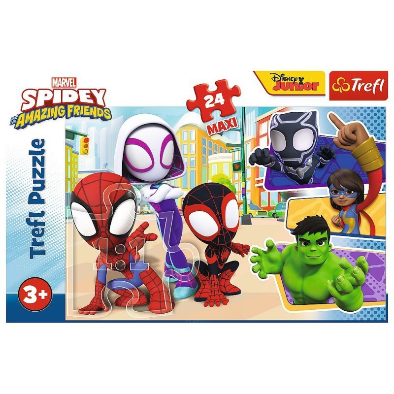 Trefl Puzzle 24 maxi Spidey i przyjaciele Spiderman